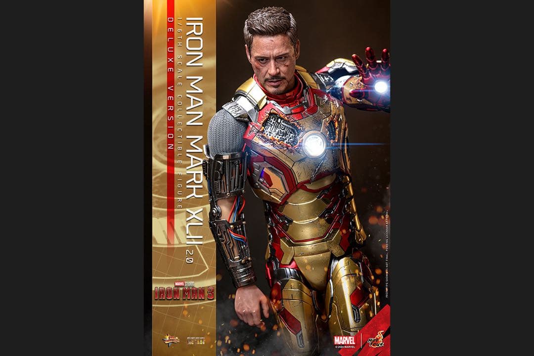 アイアンマン3』アイアンマン・マーク42（2.0／デラックス版）［ボーナス付き］ ムービー・マスターピース DIECAST】『アイアンマン3』1/6スケール