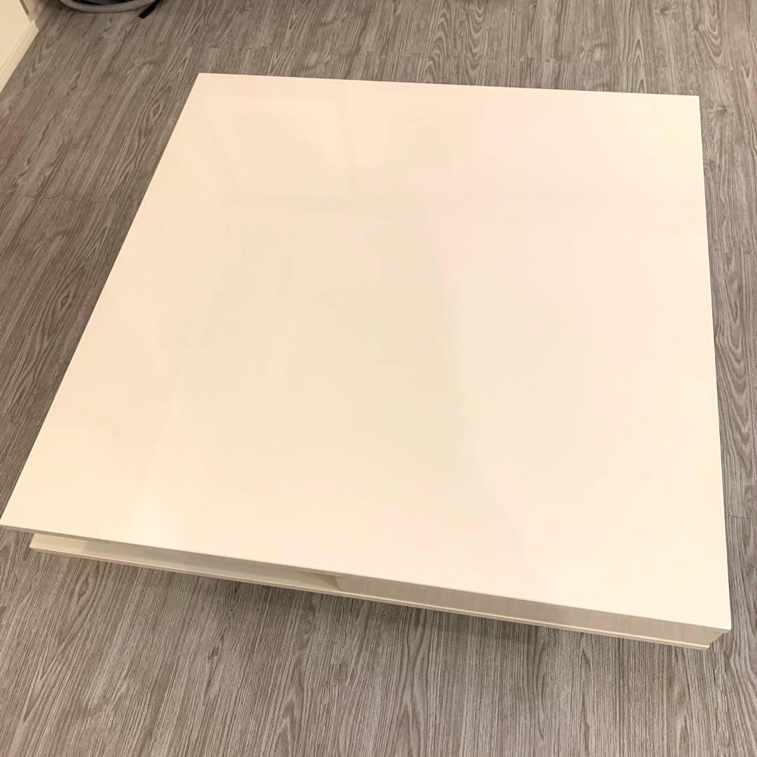 IKEA ローテーブル トフテリード 白 - メルカリ