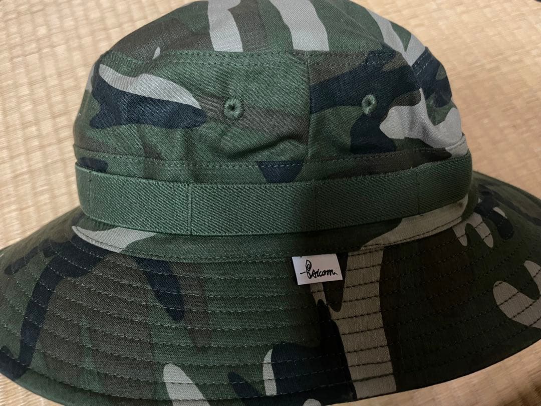 【未使用品】　psicom バケットハット　迷彩 バケットハット無地＆迷彩 つば 短い ワイルド 57cm スカル hat-1309