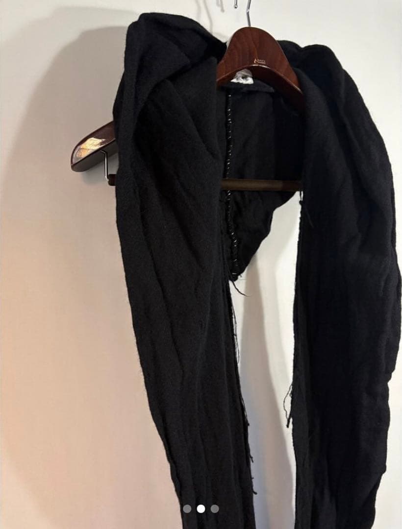 SUNSEA 24AW 30th 第七のストール ブラック - メルカリ