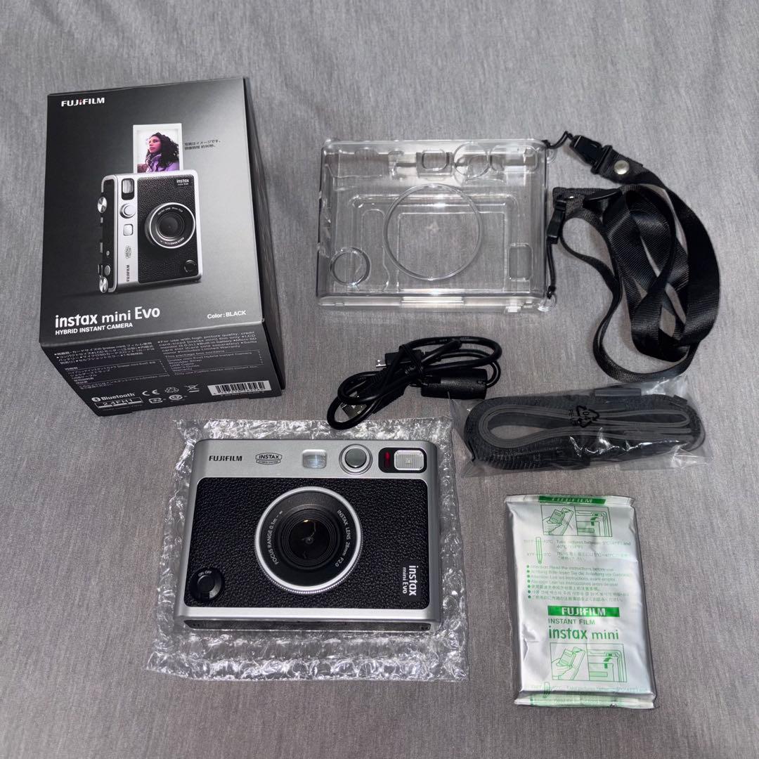 フィルムカメラ FUJIFILM instax mini Evo Fujifilm Instax Mini Evo Instant Camera - Brown — Glazer's Camera