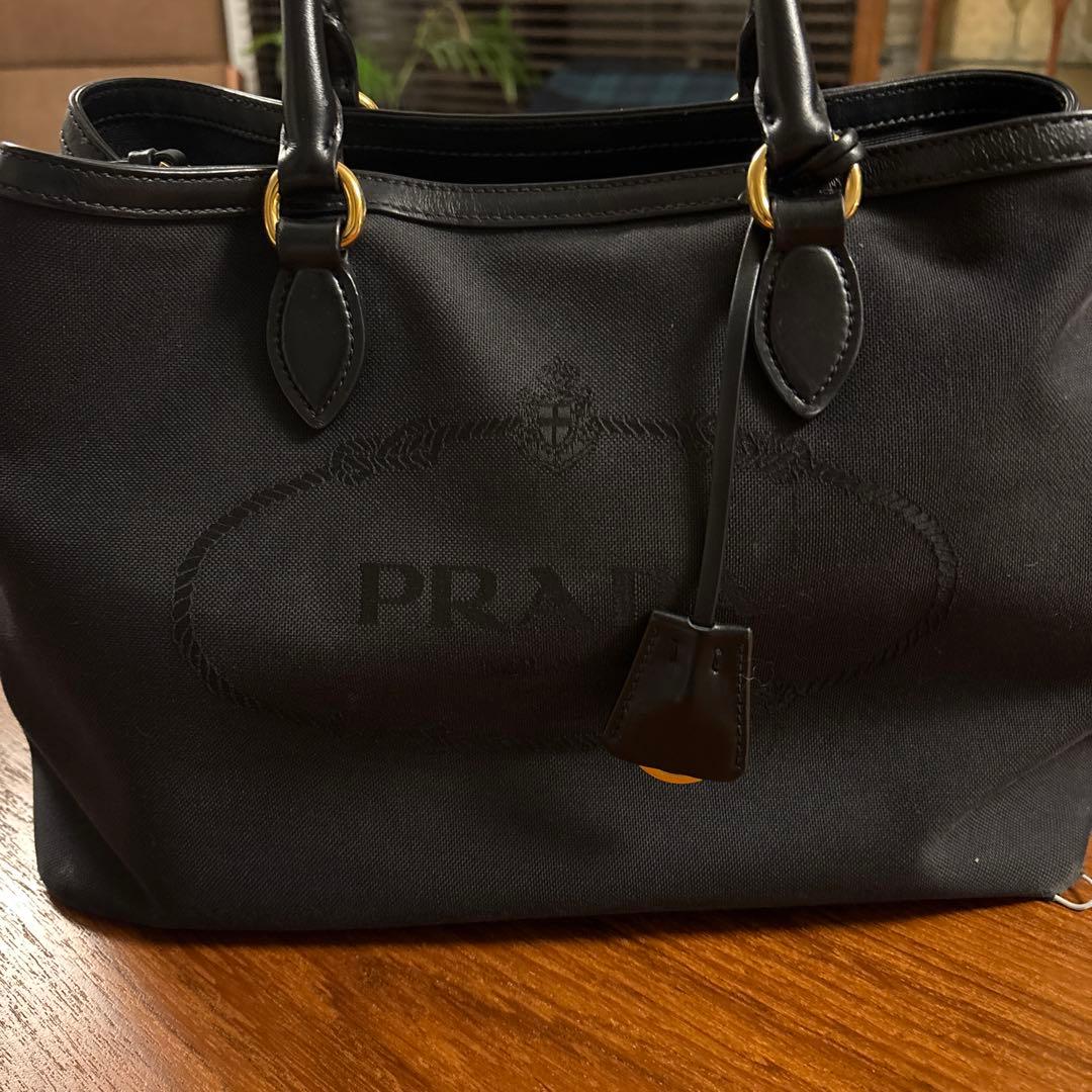 プラダ　キャンバストートバック PRADA（プラダ） トートバッグ レディース ビアンコ 1BG439 ZKI F0964