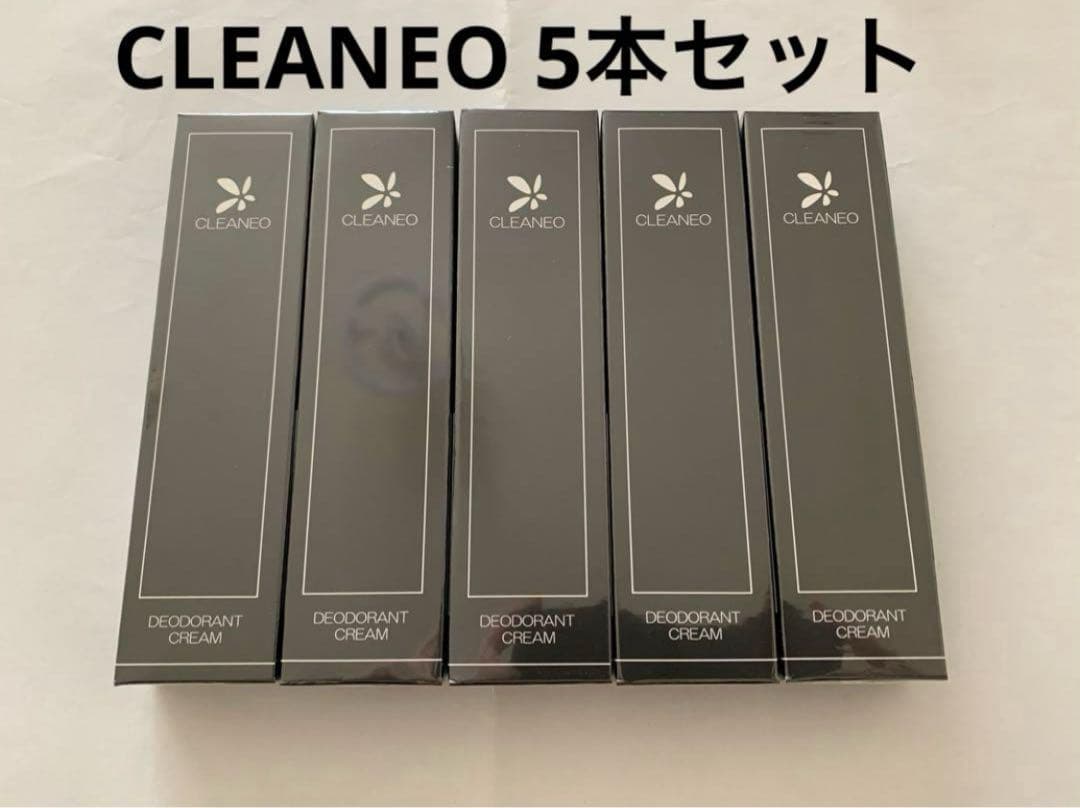 【新品未開封】CLEANEO クリアネオ　デオドラントクリーム30g×5本セット Amazon.co.jp: 【シリーズ累計220万本】 クリアネオ わきがクリーム