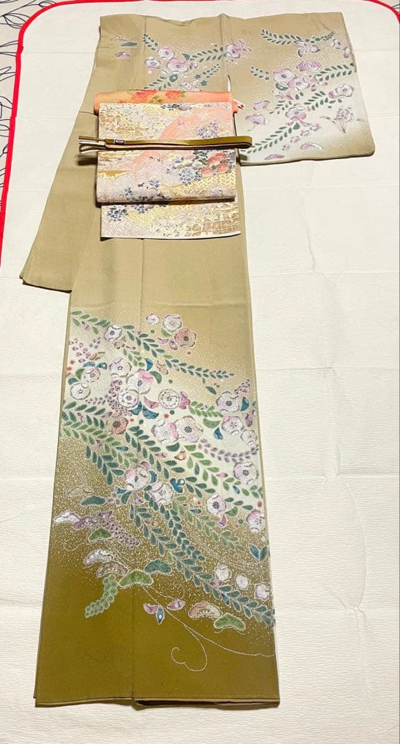 訪問着フルセット 辻ヶ花 金彩 正絹 - メルカリ