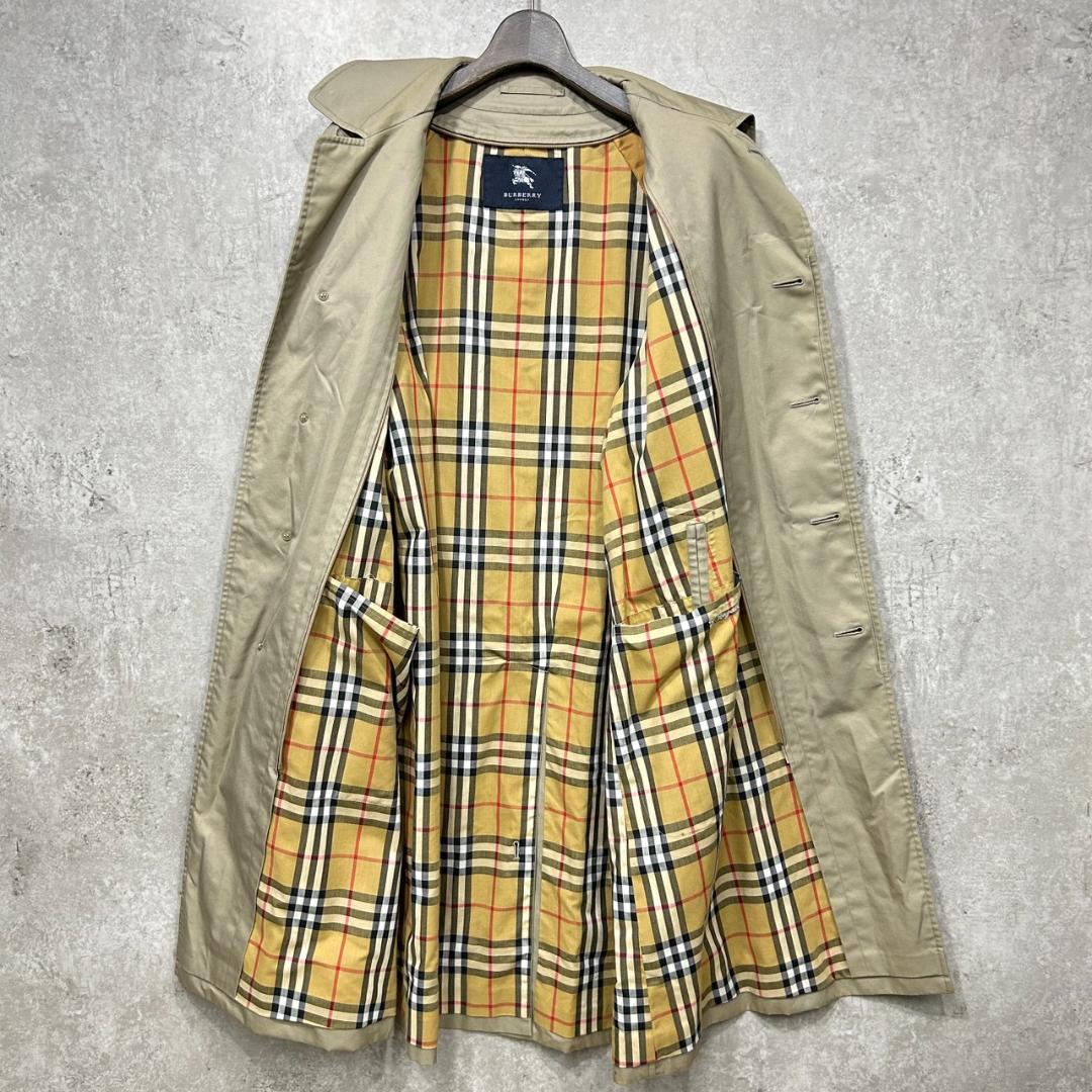 ◎BURBERRY LONDON ライナー付きコットンステンカラーコート 170