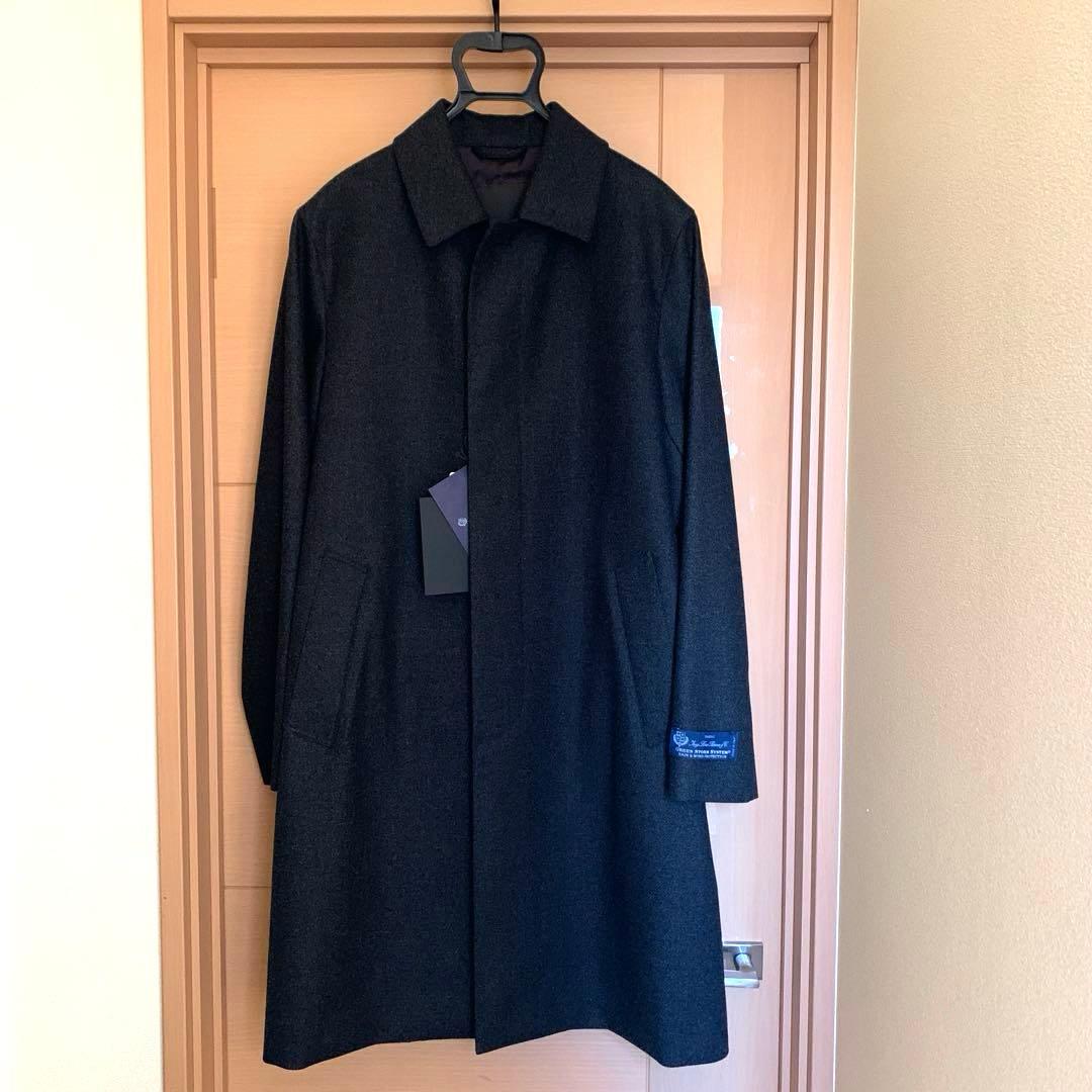 【新品未使用】マッキントッシュロンドンLoro Piana ステンカラーコート DUNFORD】【Loro Piana Fabric】ウールツイルステンカラーコート