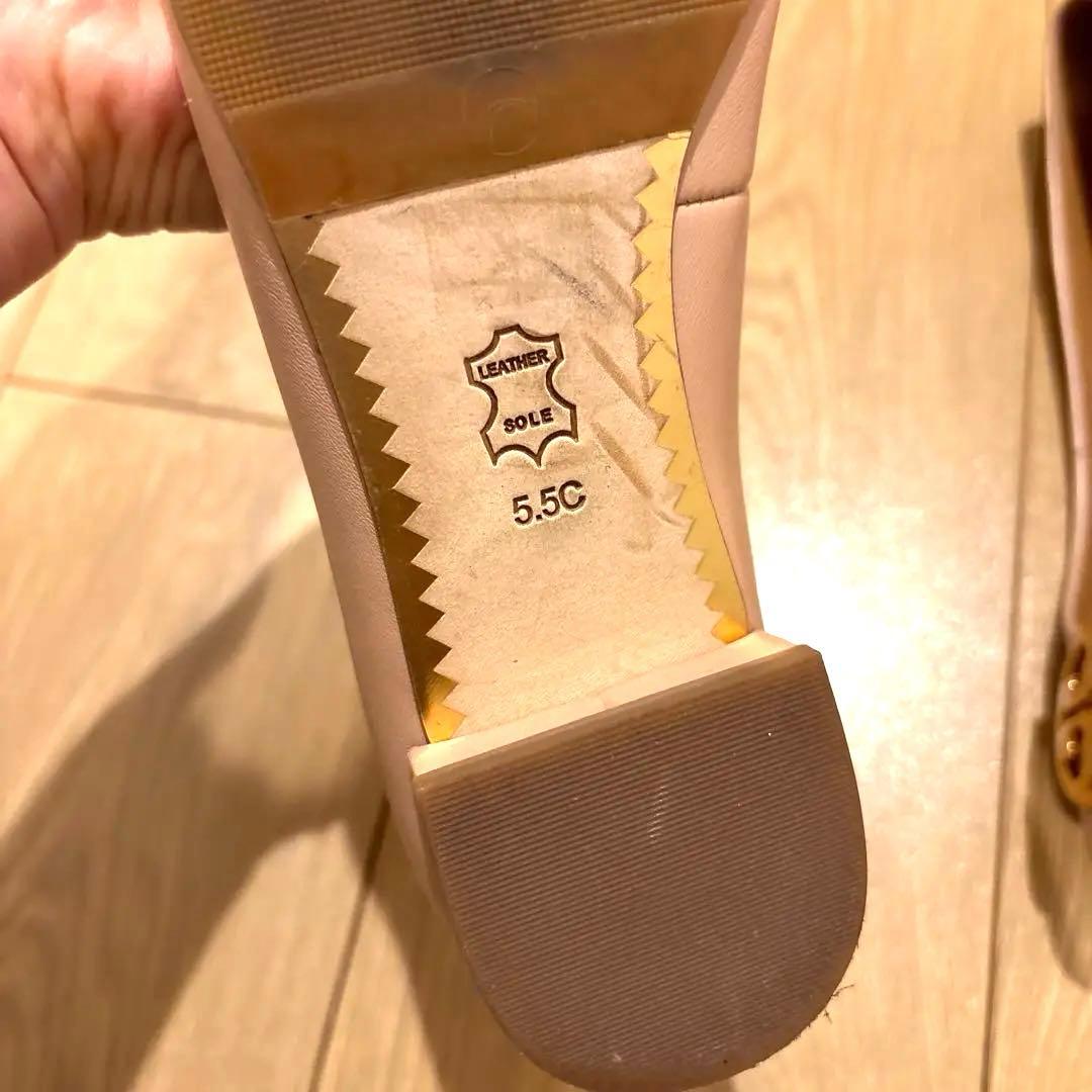 美品　Tory Burch ピンク フラットシューズ 5.5C