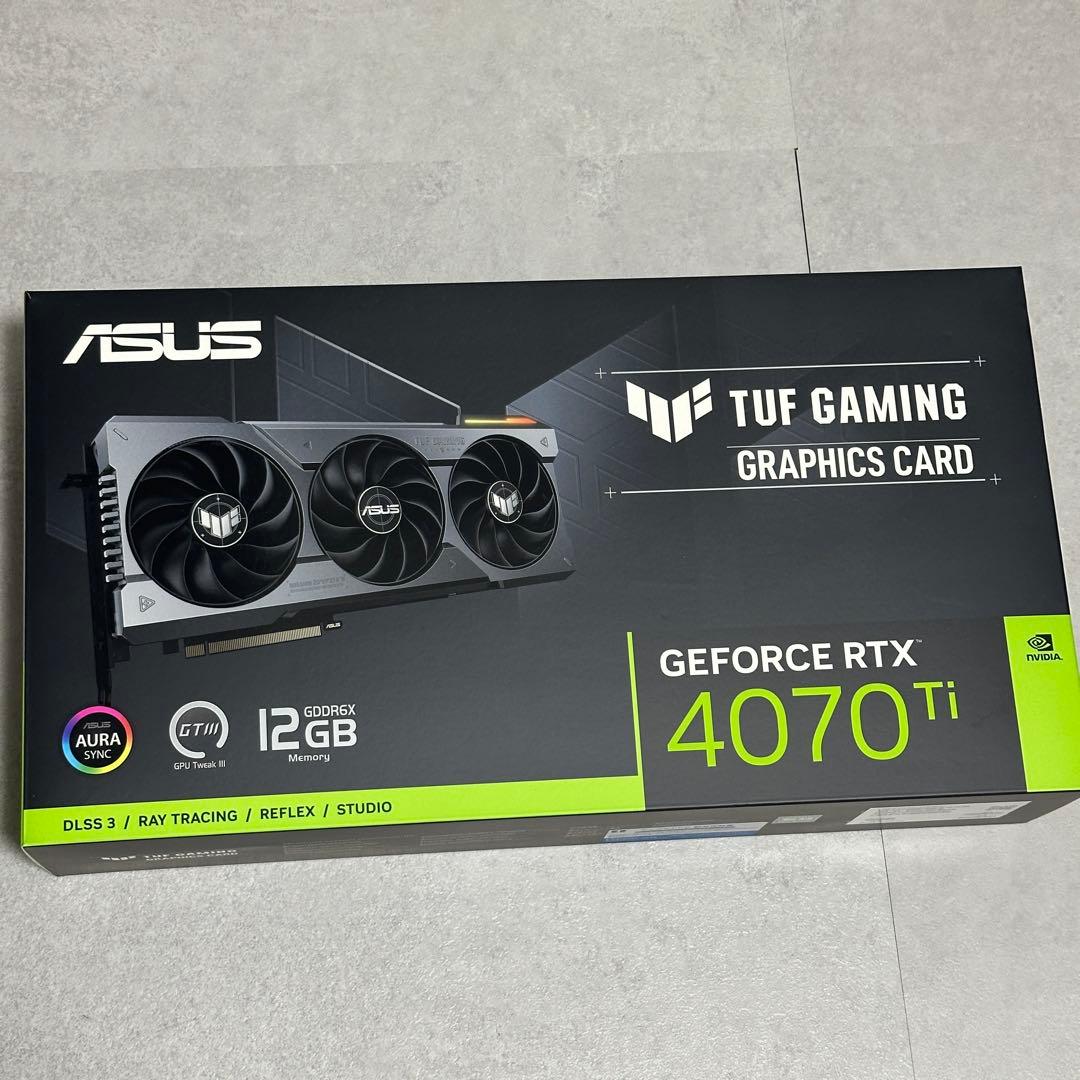 グラフィックボード・グラボ・ビデオカード ASUS TUF GAMING GeForce RTX 4070 Ti Amazon | ASUS TUF Gaming GeForce RTX 4070 Ti ゲーミング
