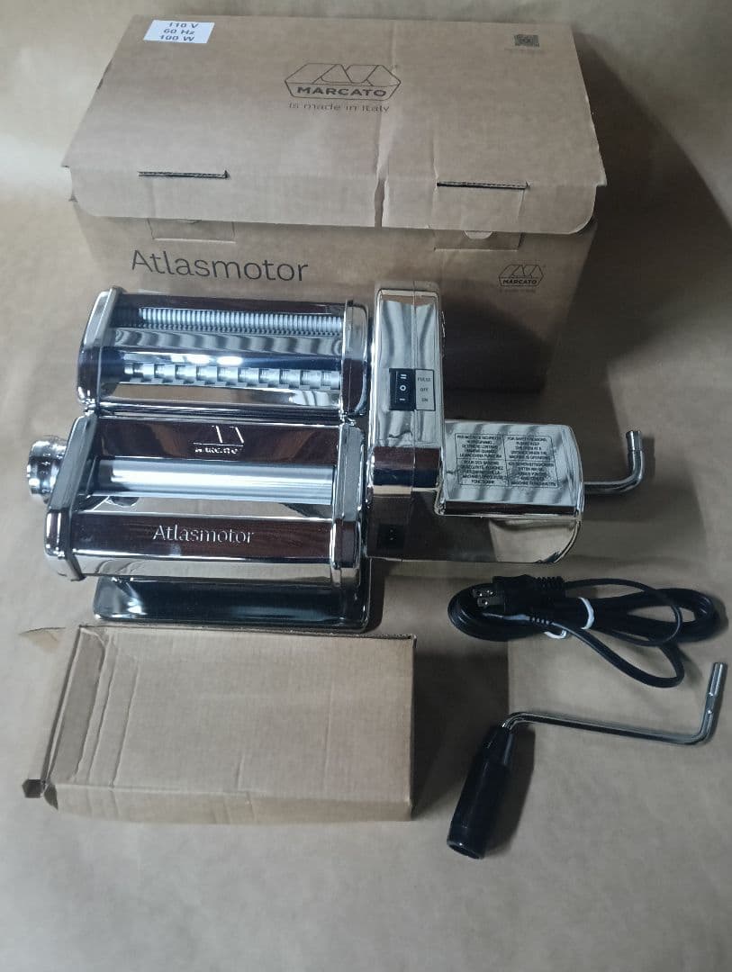 アトラス　電動パスタマシン 電動パスタマシン アトラスモーター口コミ 評判｜使い方・手入れも簡単