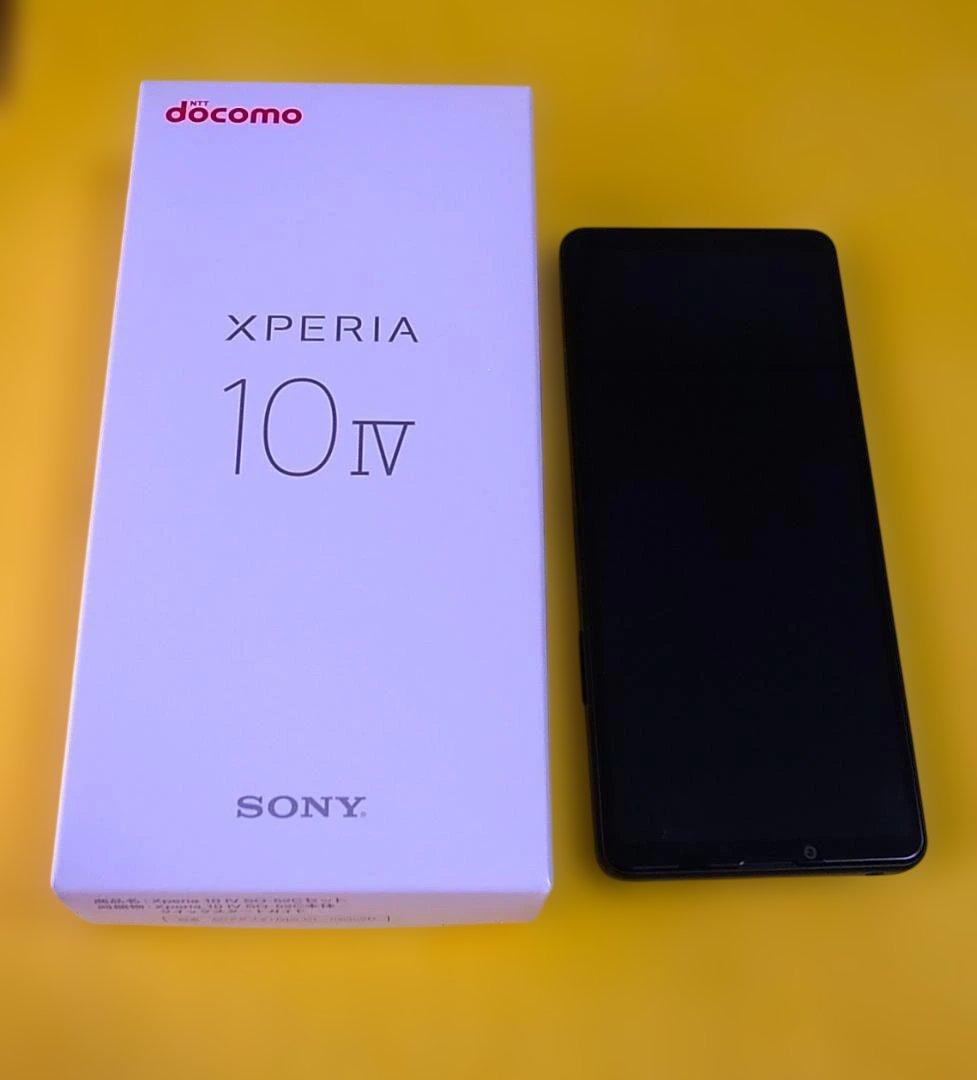 美品 Xperia 10 IV docomo ブラック SO-52C 中古】Xperia 10 IV 128GB ブラック SO-52C docomoロック解除SIMフリー
