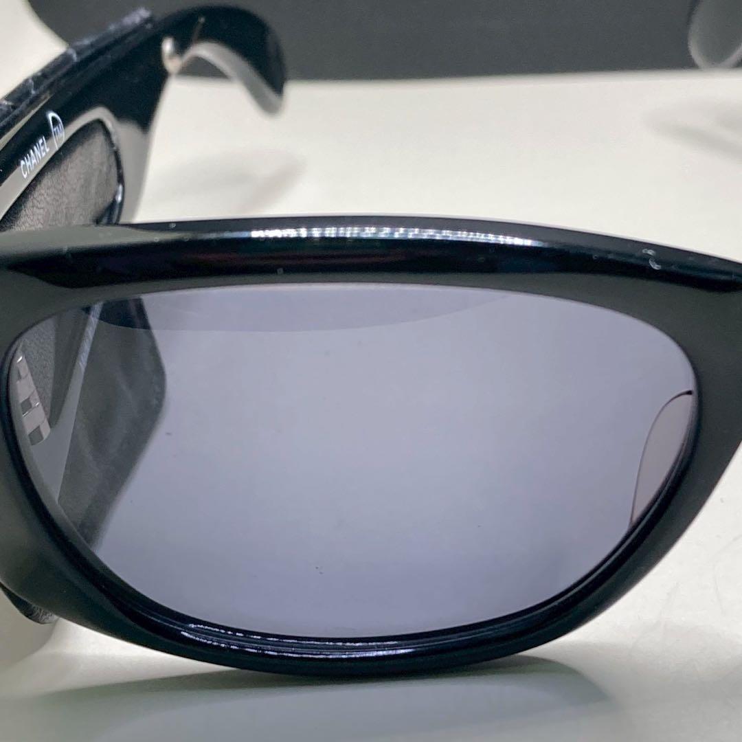 入手困難 CHANEL シャネル サングラス マトラッセ レザー 1988年