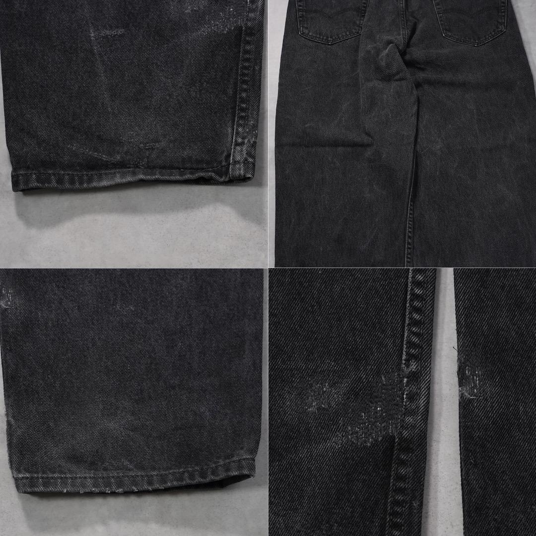 リーバイス550 Levis W36 ブラックデニム 黒 古着 18722 - メルカリ