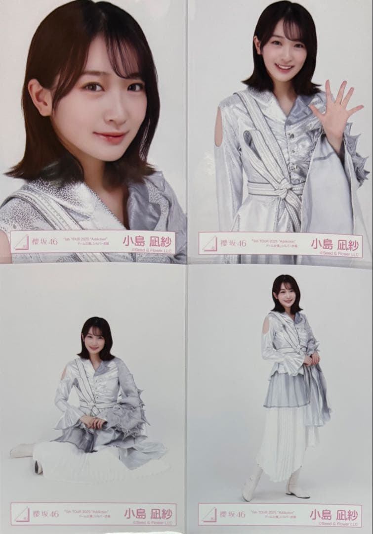 櫻坂46 生写真 5th TOUR 2025 シルバー衣装 小島凪紗 コンプ - メルカリ