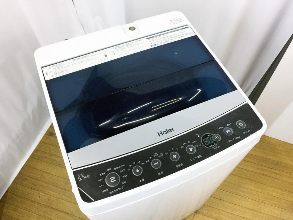 ★Haier 5.5kg 洗濯機【JW-C55A-K】FORC