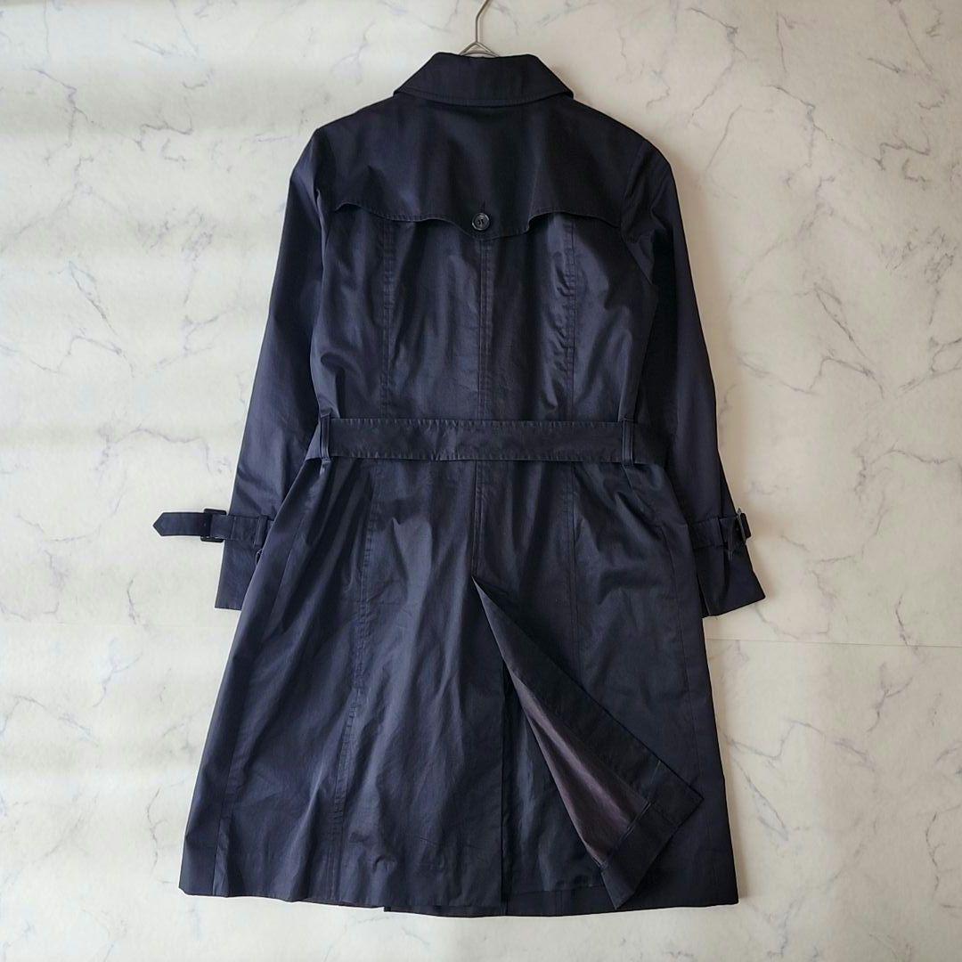 23区 大きいサイズ48 ダブルブレスト トレンチコート 黒 - メルカリ