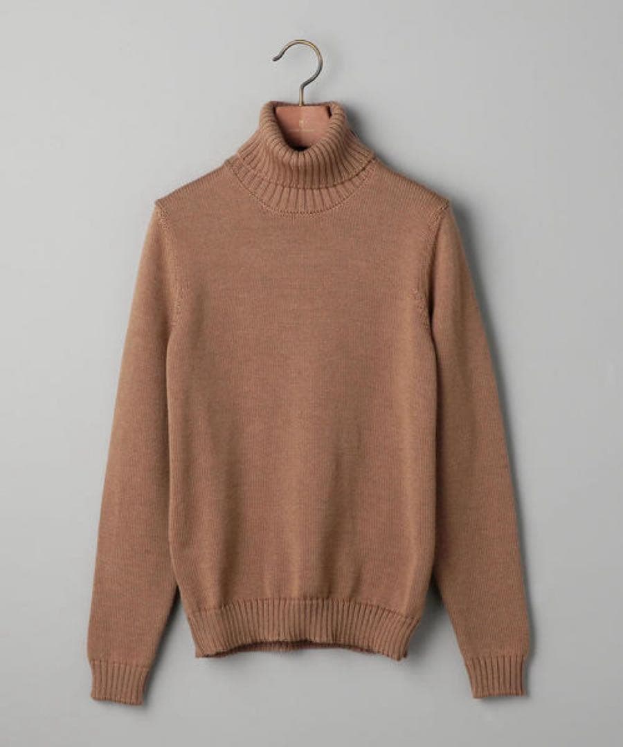 ZANONE ミドルゲージ　タートルネック　キャメル　46 ニット　セーター ZANONE（ザノーネ） ZANONE / ザノーネアルパカヴァージンウール