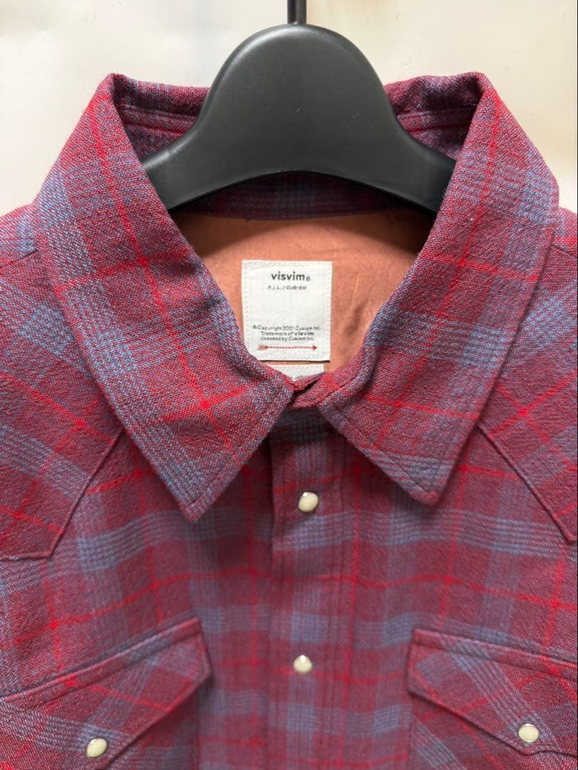 visvim FOUR CORNERS CHECK L/S