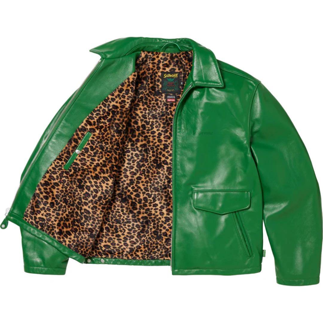 Supreme x Schott Leather Racer 