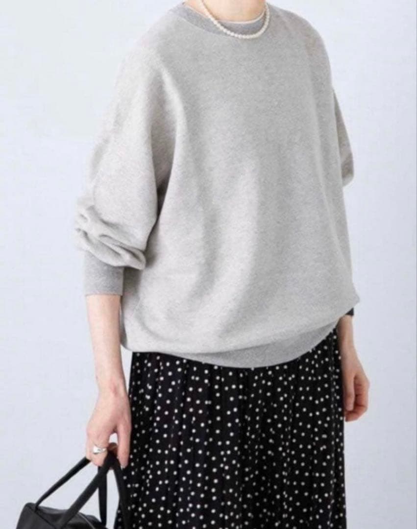 かぐれ 新品タグ付き コットンリヨセルスウェットプルオーバー