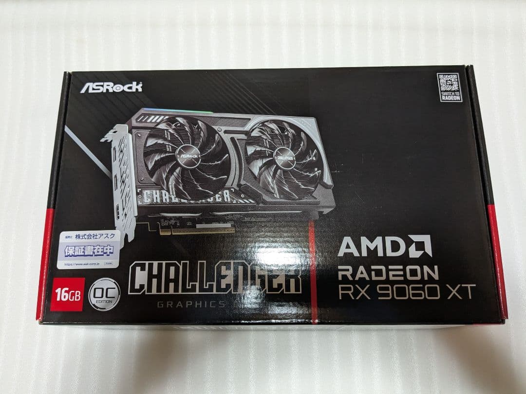 グラフィックボード・グラボ・ビデオカード ASRock Radeon RX 9060 XT 16GB PULSE Radeon RX 9060 XT GAMING OC 16GB PULSERX9060XT16GB/11350-03