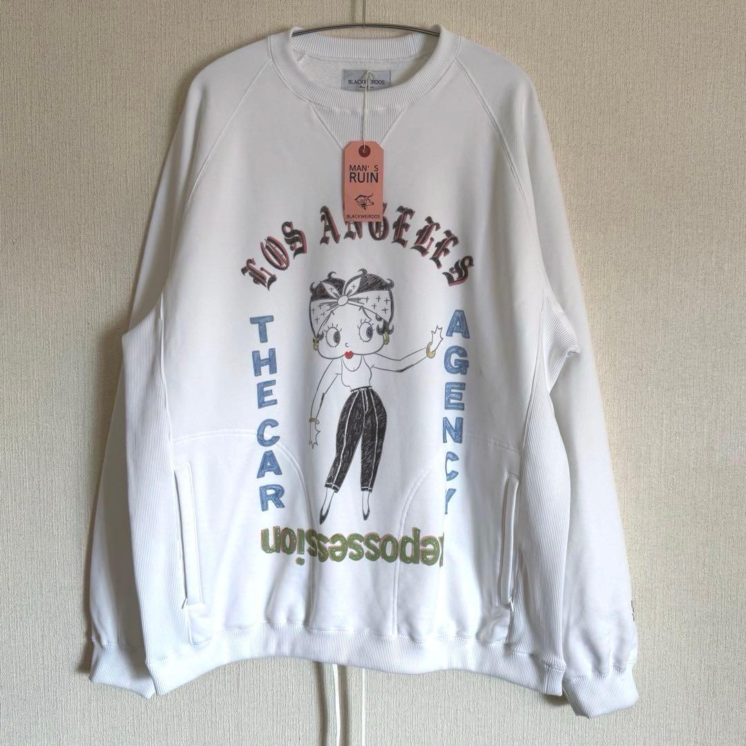 【美品】ブラックウィドー　スウェット　ベティちゃん　Lサイズ　タグ付き 楽天市場】ベティちゃん（素材（生地・毛糸）スウェット）の通販