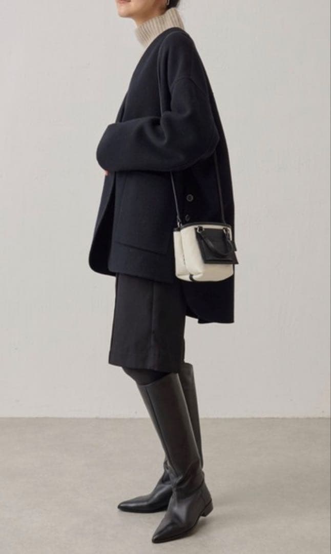 BEARDSLEY ビアズリー ショートリバーコート ブラック - メルカリ