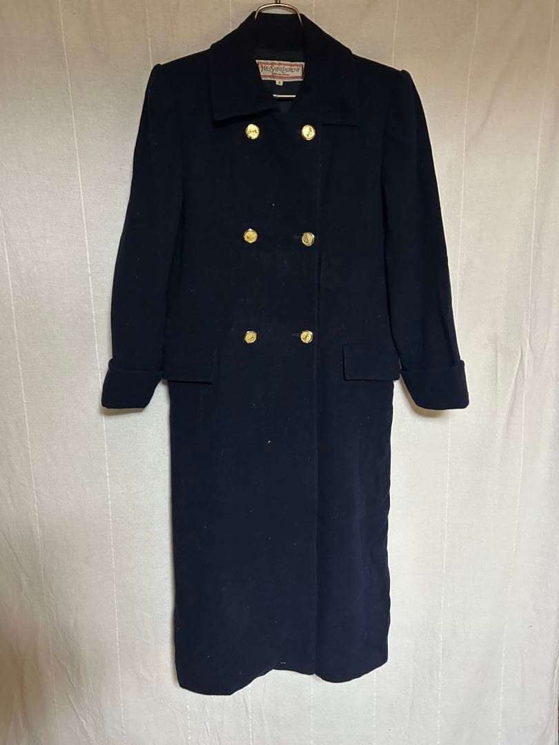 ジャケット・アウター 80s 90s yves Saint Laurent Wool coat 1980～90s Vintage Yves Saint Laurent Wool Coat ヴィンテージイヴ