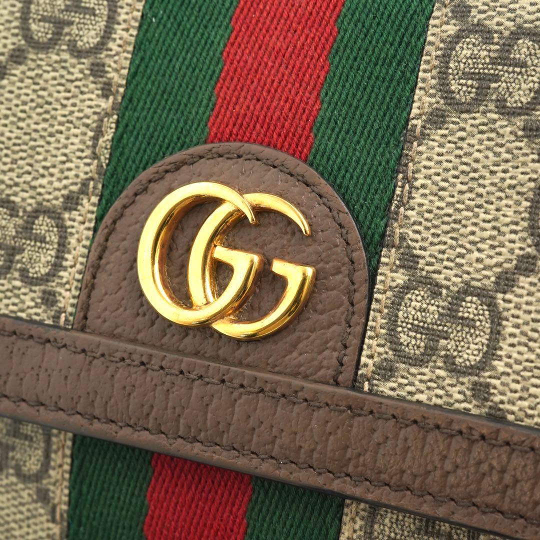 ✨未使用展示品・箱付き✨ GUCCI ミニ財布 シェリーライン マーモント