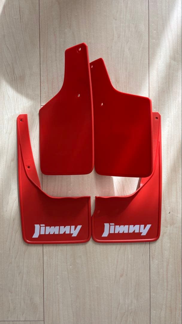 スズキ純正 マッドフラップセット レッド 72201-77R00-RD1 ジムニー スズキ純正品 ジムニー/jimny マッドフラップセット : sp