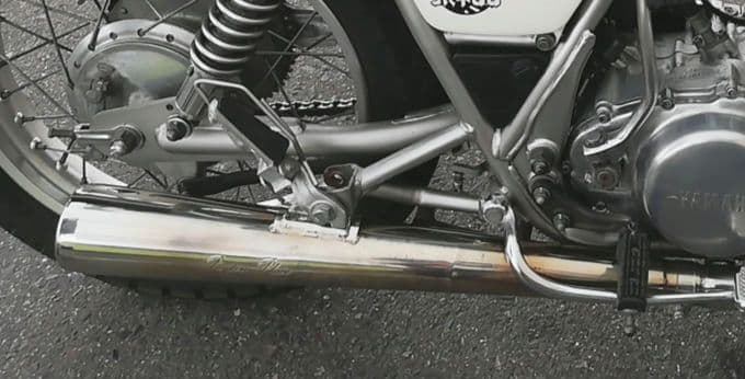 SR400ペイトンプレイスコンチマフラー - メルカリ