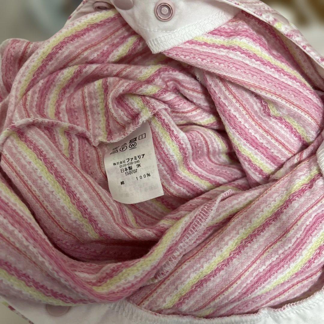 美品ファミリアロンパース60cm - メルカリ