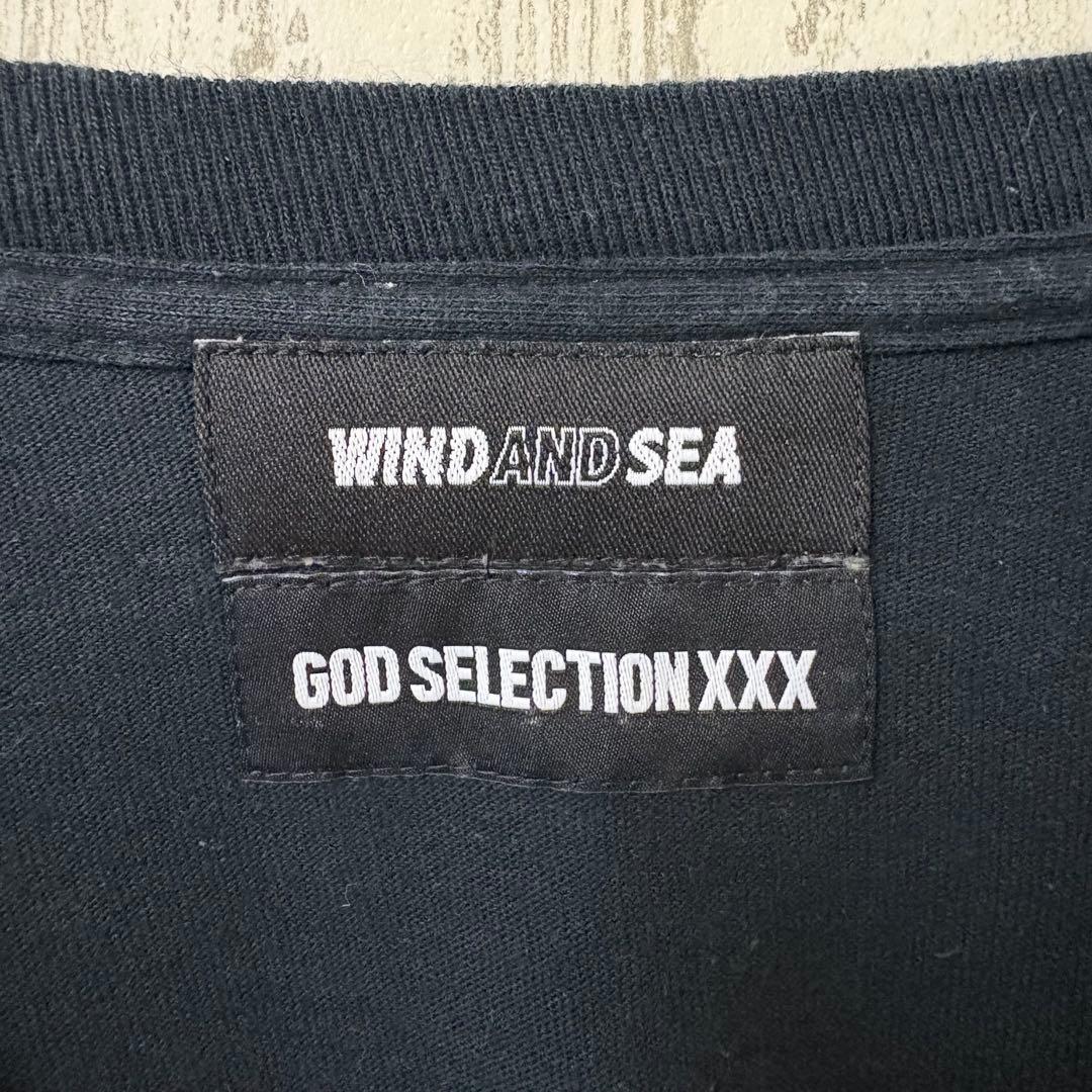 激レア】WIND AND SEA GOD SELECTION ロンT 刺繍 黒 - メルカリ