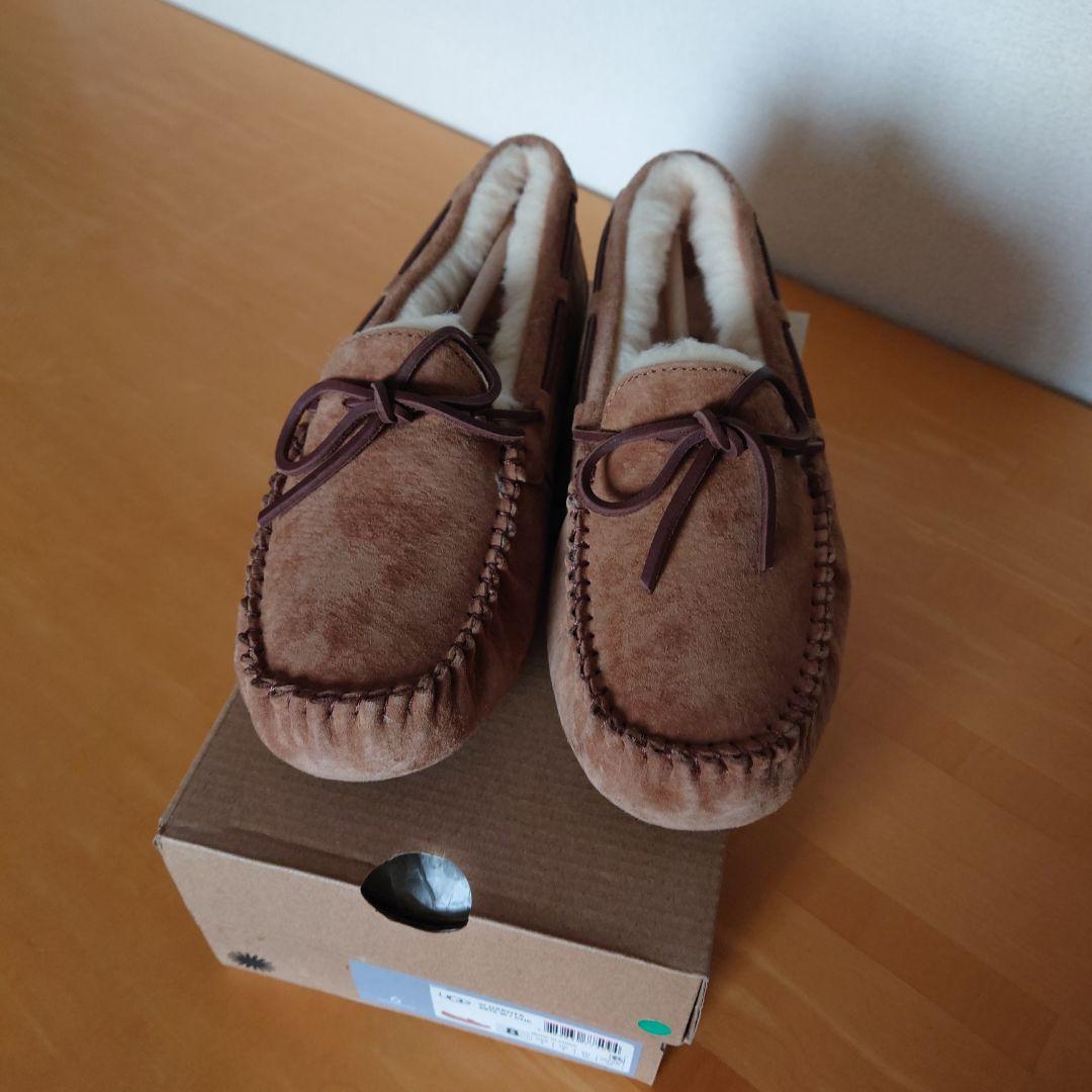 【未使用品】 ugg　アグ　ダコタ　モカシン　チェスナット　25cm　ローファー アグ UGG DAKOTA （2.チェスナット(CHESTNUT)） -waja bazar - 海外