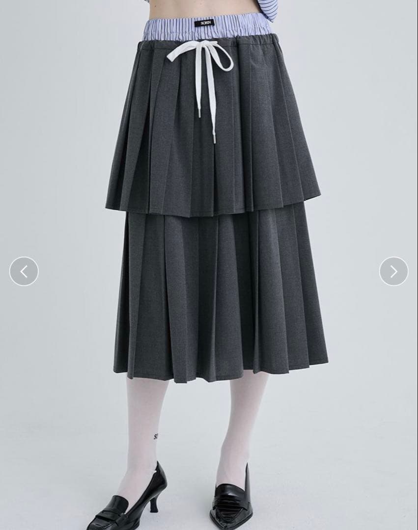 SORIN Layered Pleated Skirtレイヤードプリーツスカート SORIN（ソリン） スカート Layered Pleated Skirt/レイヤードプリーツ