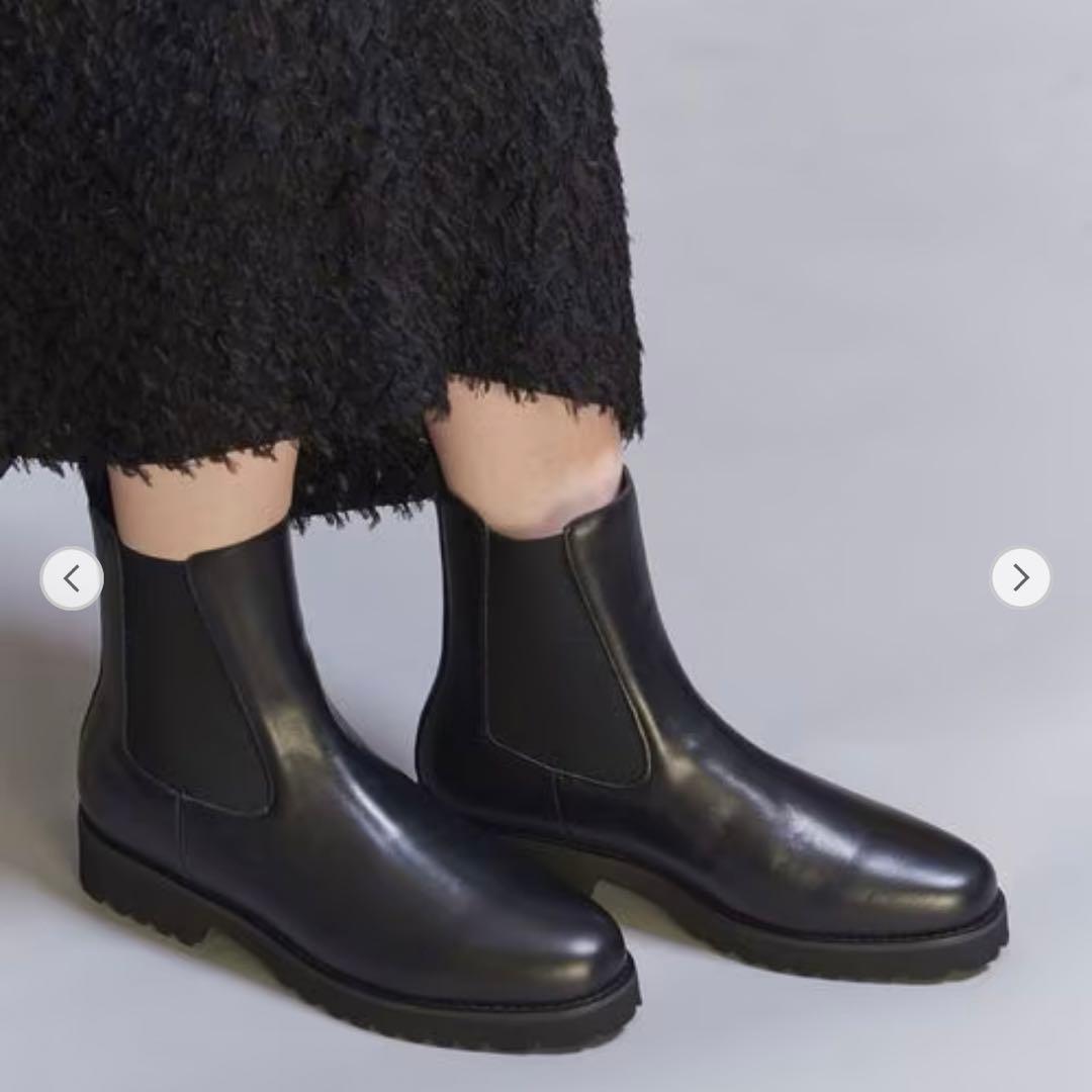 Beauty&youth united arrows レザー サイドゴアブーツ - メルカリ