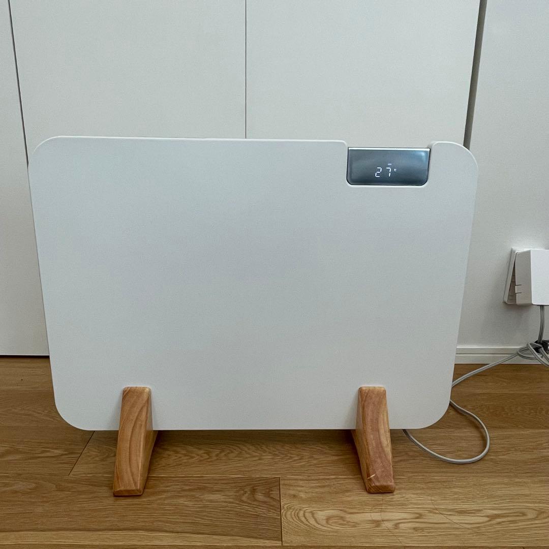 コンベクターヒーター ここぽか MCH-0802 遠赤外線ヒーター moku. コンベクターヒーター(パネルヒーター) ここぽか 800W MCH-0802