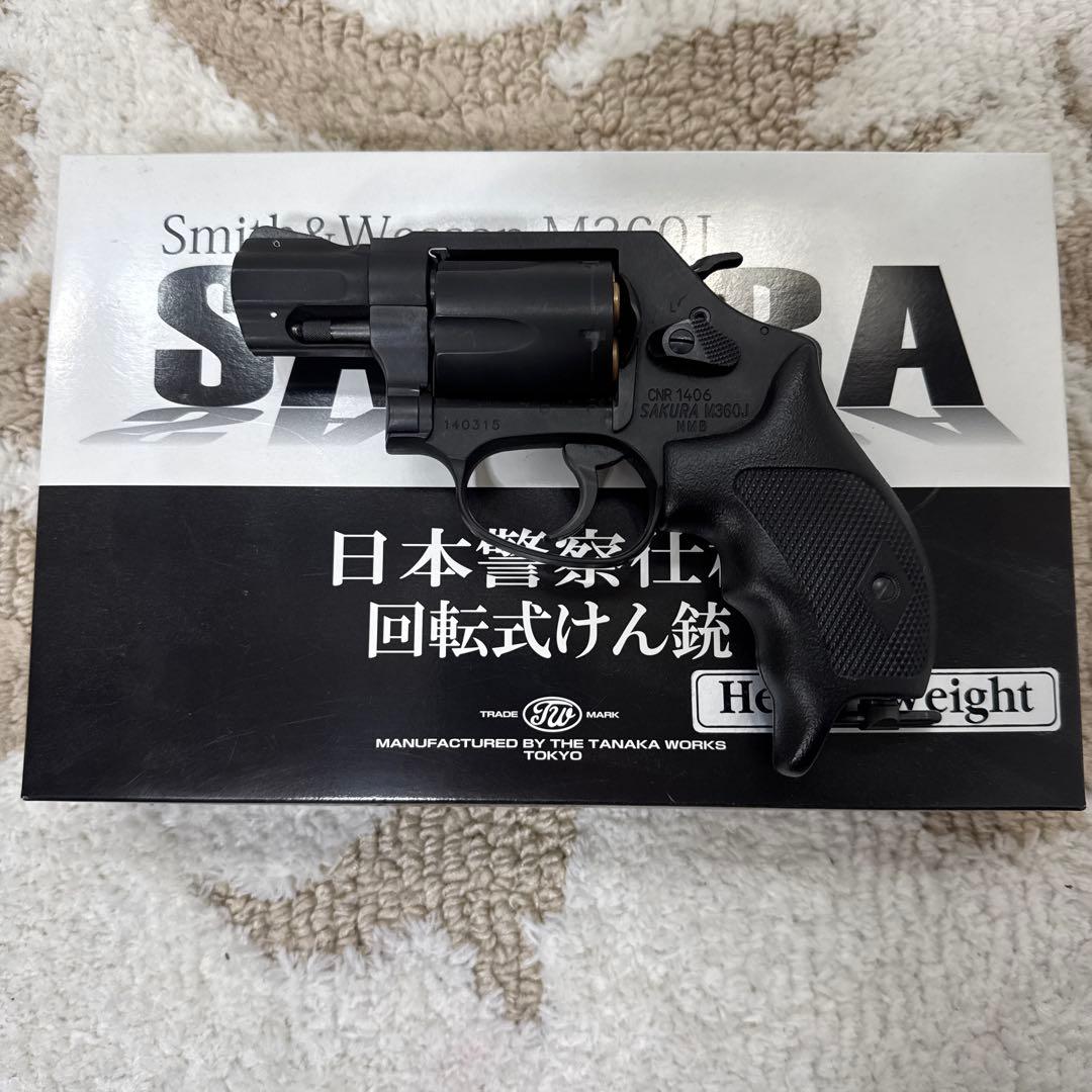タナカ S&W M360J SAKURA 日本警察仕様 タナカ モデルガン S&W M360J SAKURA 日本警察仕様 HW | ミリタリー