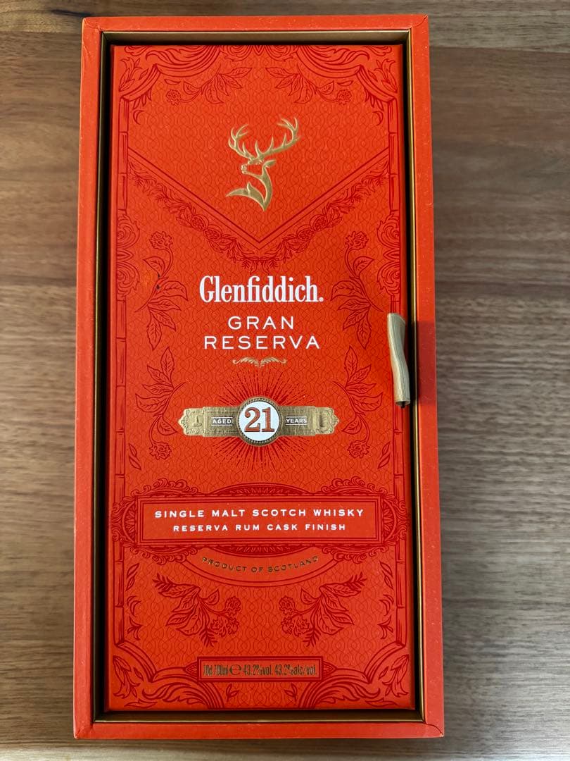 グレンフィデックグランレゼルバ21年未開栓 カイ太郎の晩酌日記 293杯目 グレンフィディック21年グランレゼルヴァ