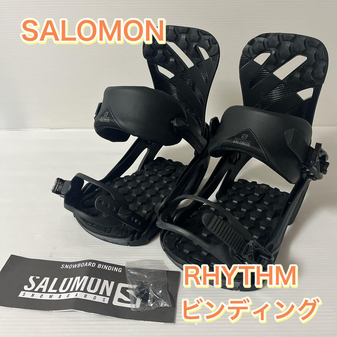 【美品】スノーボードビンディングSALOMON サロモン RHYTHMリズム SALOMON（サロモン） RHYTHM リズム 23-24 2024 スノーボード