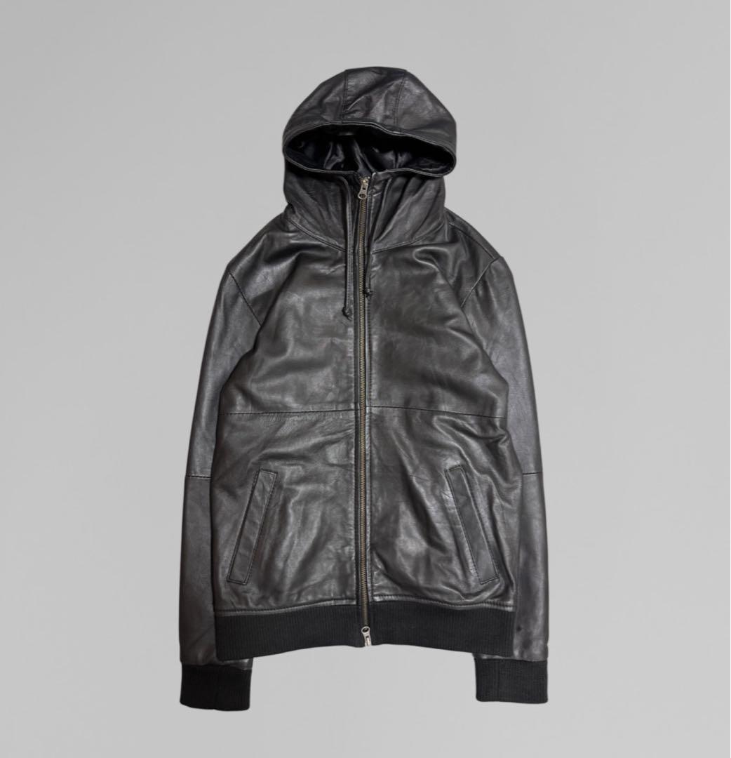 Archive hoodie leather jacket y2k 平成 V系 - メルカリ