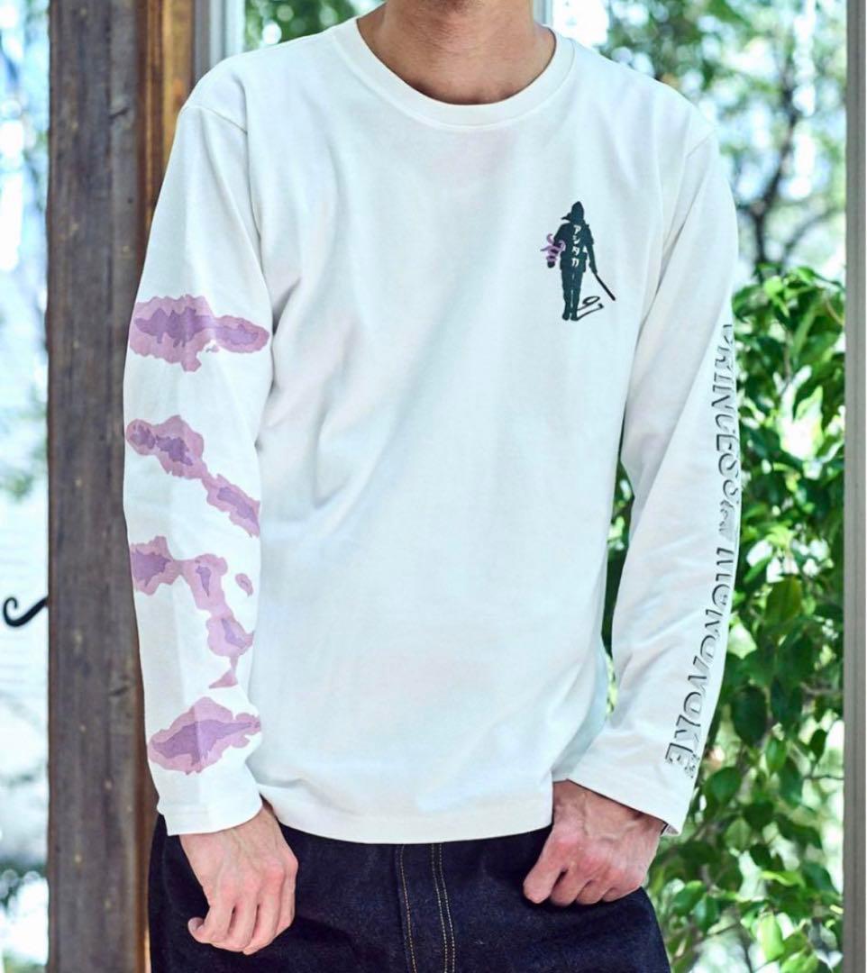 もののけ姫 ロングスリーブTシャツ アシタカ GBL 男女兼用 どんぐり