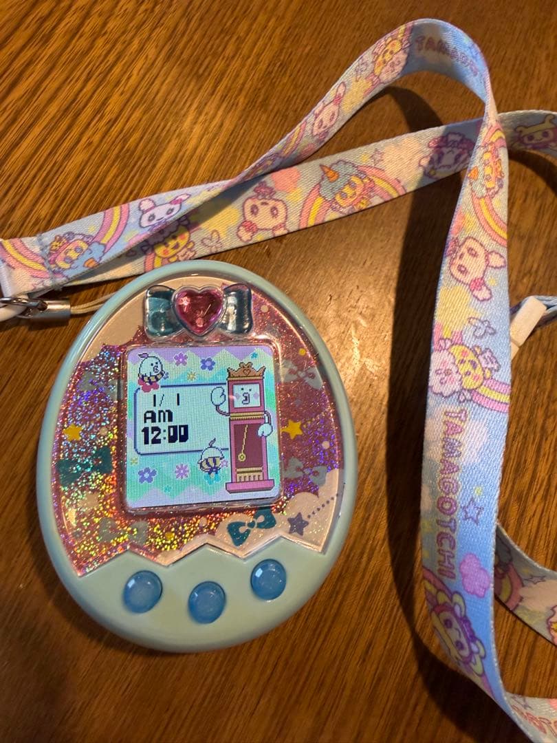 たまごっちドリーム グリッターデザイン ストラップ付き Amazon | [BANDAI] Tamagotchi Uni ネックストラップ Unique Black