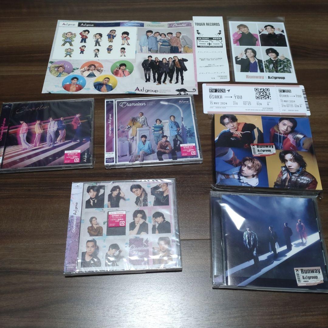 Aぇ! group CD5枚セット Chameleon Runway 特典付き - メルカリ