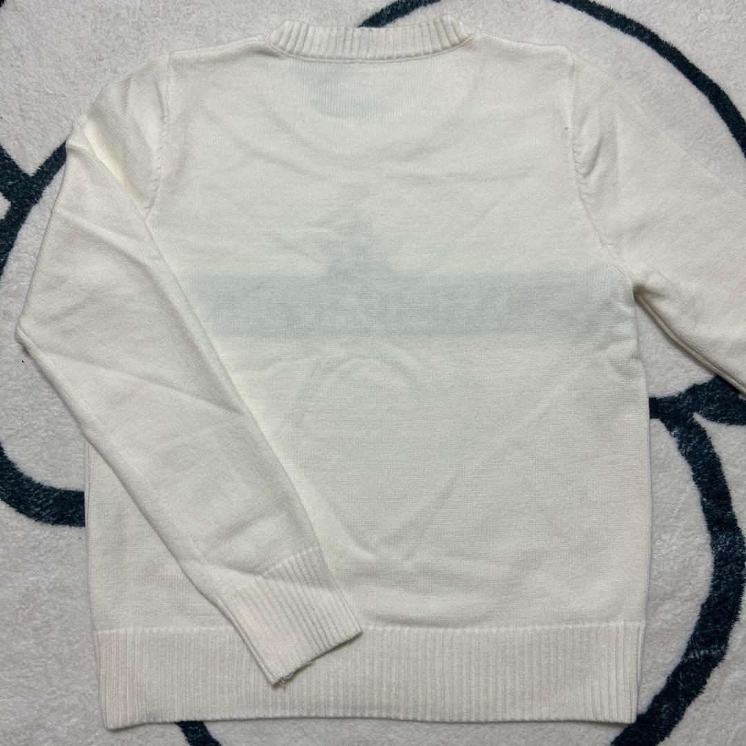Christian Dior ホワイト ニット セーター - メルカリ