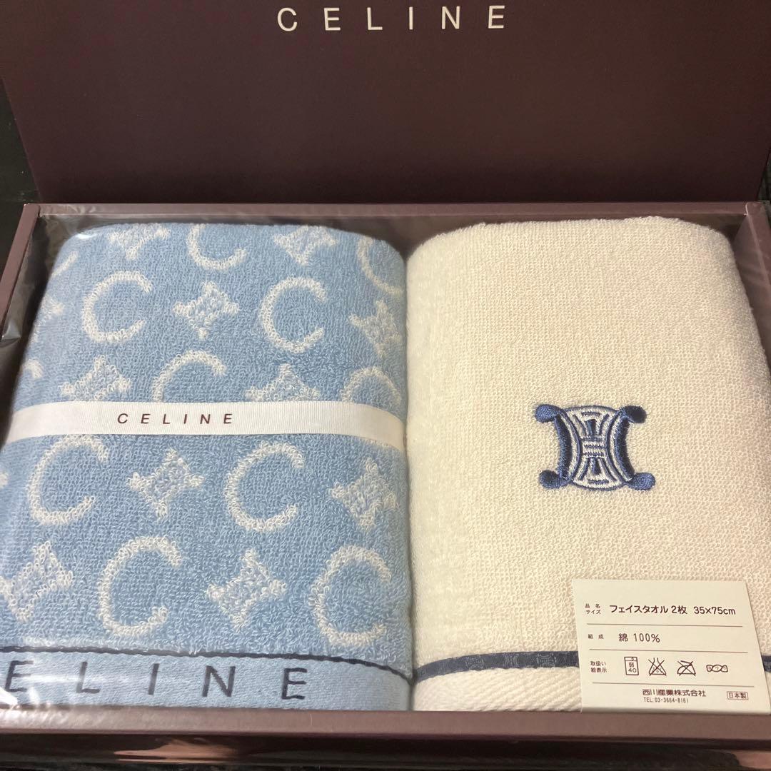 CELINE セリーヌ フェイスタオル2枚セット新品未使用② - メルカリ