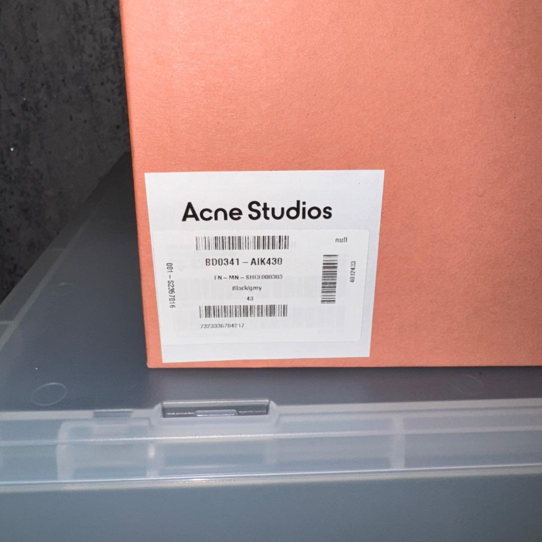 新品 がーくん着用 17万円 Acne Studios ダービーレザーシューズ