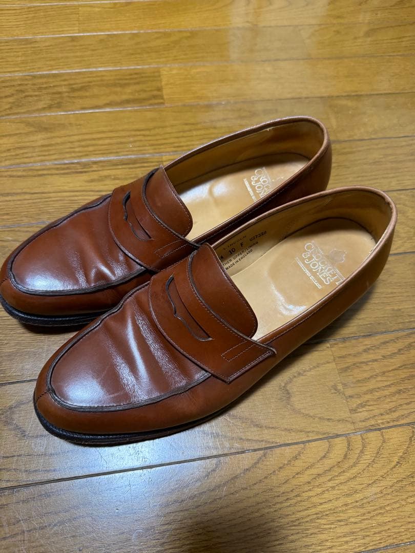 CROCKETT & JONES ブラウン ローファー　定価10万 クロケット＆ジョーンズ ボストン2|BOSTON 2 DARKBROWN ローファー