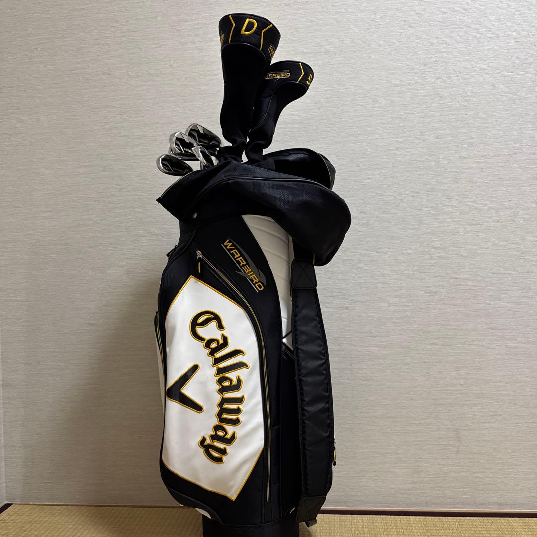 メンズ用callawayゴルフクラブセット９本WARBIRD キャロウェイ（CALLAWAY）（メンズ）ウォーバード warbird ゴルフ