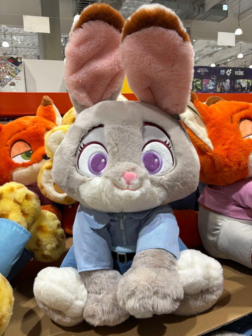 ズートピア2 ジュディ ニック ぬいぐるみ コストコブランケット入り