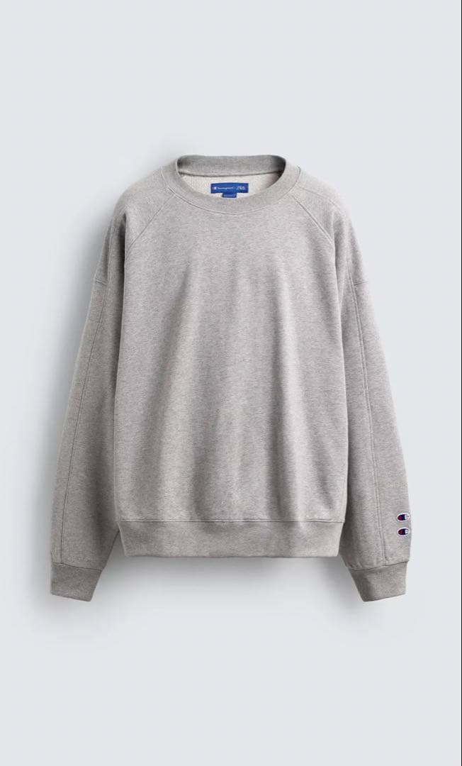 CHAMPION ® X ZARA パッチ クルーネック スウェットシャツ - メルカリ